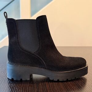 Sam Edelman Black Suede Ankle Booties